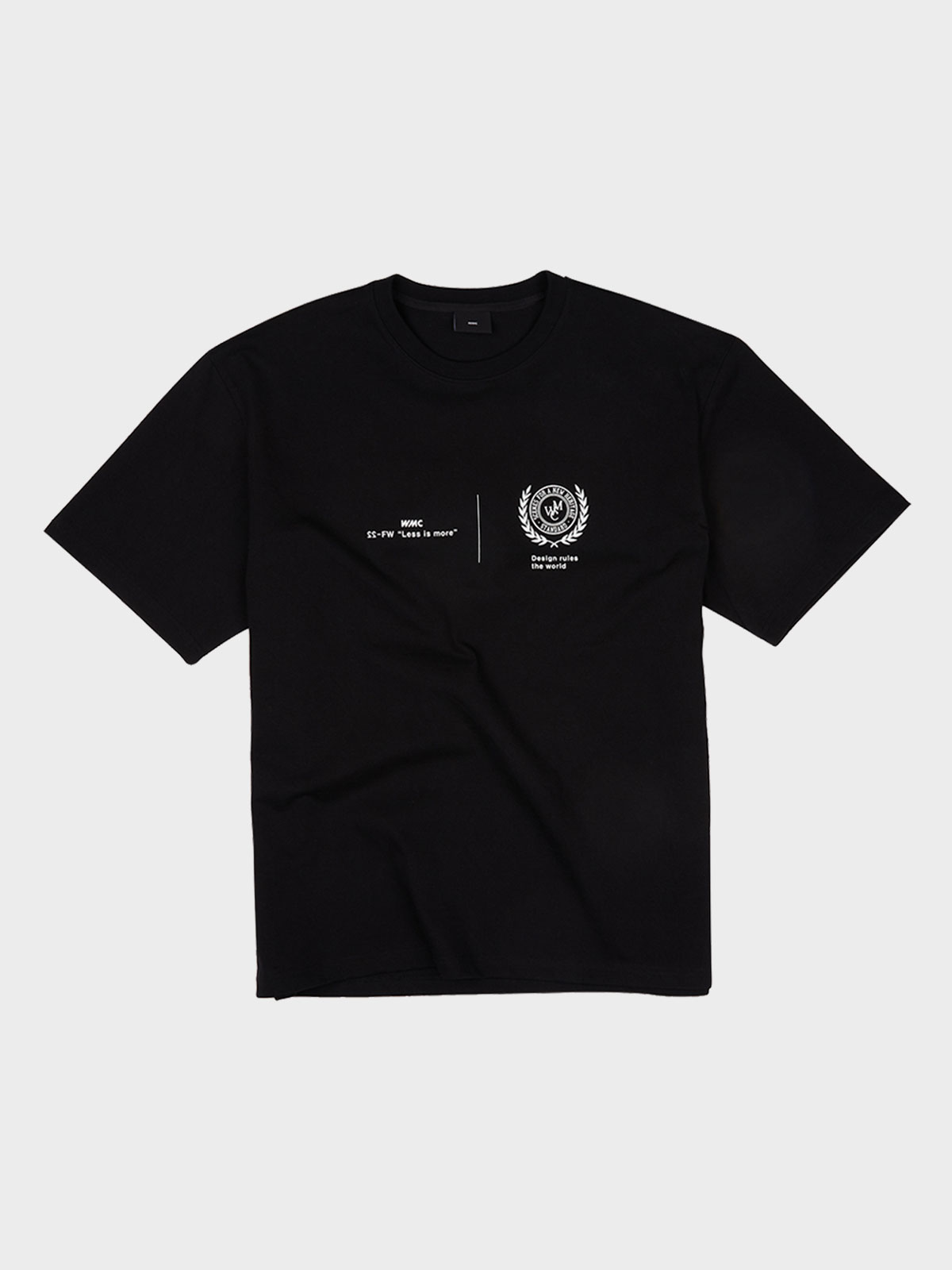 컨셉 로고 티셔츠_BLACK